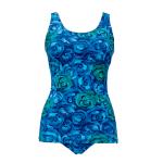 Aquashape Print Conservative Scoop Back Tank w/Soft Cup 223-Rosa